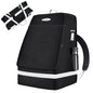 Orzbow Padded Car Seat Travel Bag for Airplane, Carseat Backpack Bags with Reflective Stripes, Infant Seat Travel Bag with Shoulder & Waist Strap, Car Seats Carrier for Airport Gate Check, Black
