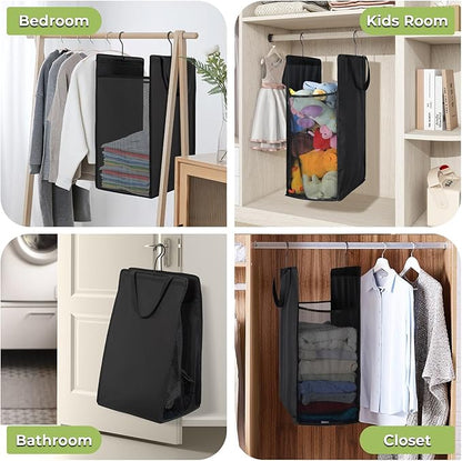 FENTEC Fentec Hanging Laundry Hamper, Hanging Laundry Basket, Slim Laundry
