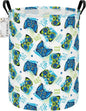 FANKANG Storage Basket, Nursery Hamper Canvas Laundry Basket Foldable