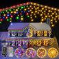 Ollny Icicle Lights for Outside 1000LED 82FT, Color Changing Christmas Light with Remote 11 Modes Timers Waterproof, Plug in Dimmable Hanging Lights for Outdoor Indoor House Roof Holiday
