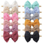 yoyokid 12 PCS Hairband with Baby Girl Bows Soft Nylon Baby Headbands and Bows Hair Accessories for Newborn Infant Toddlers Kids