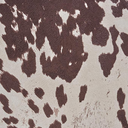 Christopher Knight Home Pertica Contemporary Velvet Dining Chairs, 2-Pcs Set, Milk Cow / Dark Brown