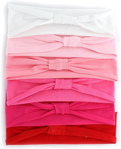 Jersey Knit Cotton Baby Headbands, Infant Size Packs