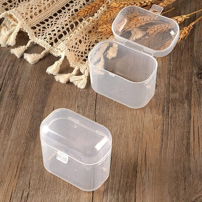 Accmor Pacifier Case, Pacifier Container Can Storage 2 Pacifiers, Baby Pacifier Holder Case for Travel, BPA Free,Transparent,2 Pack