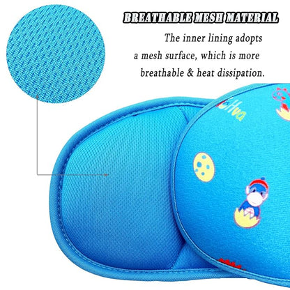 Letton Child Head Support for Car Seats - Adjustable Toddler Car Seat Head Holder Head Strap, Breathable Kids Headrest Neck Relief - A Comfortable Sleep Solution (Blue Dinosaur)