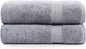 LANE LINEN 100% Long Staple Cotton Bath Sheets Set of 2