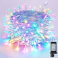 Joomer Easter String Lights 65FT 200 LED String Lights with 8 Modes Timer Connectable Waterproof Plug-in Indoor Outdoor Pastel Fairy lights for Easter Decorations