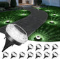 VOLISUN Solar Ground Lights Outdoor,12 Pack Flat Solar Pathway Lights,IP67 Waterproof Solar Powered Disc Lights,Landscape Lighting for Garden Yard Walkway Patio Driveway,Cool White