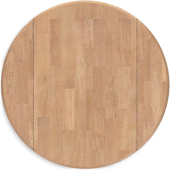 Signature Design by Ashley Gesthaven Contemporary Dining Drop Leaf Table with 4 Legs, Light Brown & Dark Brown