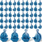 Watayo 48 Pcs Mini Sea Turtle Meditation Yoga Figurines, Miniature Zen Yoga Turtle Resin Statue, Coastal Beach Tiny Meditating Turtles Decor for Home Office Table Garden Decor Gifts DIY Crafts