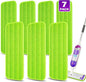 7 Count Reusable Microfiber Mop Pads