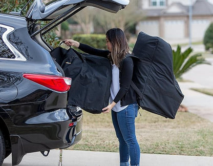 Car Seat Travel Bag — Adjustable, Padded Backpack for Car Seats — Car Seat Travel Tote - Compatible with Most Name Brand Car Seats