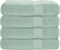 GLAMBURG Premium Cotton 4 Pack Bath Towel Set
