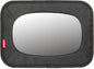 Nuby Backseat Baby Mirror with Fully Adjustable Straps, Shatter Resistant, Installs in Seconds, Black