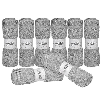 Sweet Child 8-Pack Baby Washcloths -Super Soft Rayon Washcloth, Baby Wash Cloths for Newborn,Infants and Kids, Bath Baby Towels, Body and Face Towel, Face Cloths for Washing Face