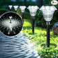 SOLPEX Solar Pathway Lights Garden Decor for Yard, Garden Lights Solar Powered Waterproof Landscape Lighting, Solar Outdoor Lights Porch Decor for Path Walkway Driveway (8 Pack Cold White)
