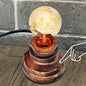Touch Control Table Vintage Desk Lamp Small Industrial Touch Light Bedside Dimmable Nightstand Steampunk Accent Edison Base Antique Night Light for Living Room Bedroom