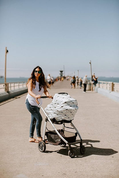 Copper Pearl Kai Multi-Use Cover: Car Seat, Nursing, Stroller - Stretchy Fabric, All-Season, Stylish Designs, Easy Access