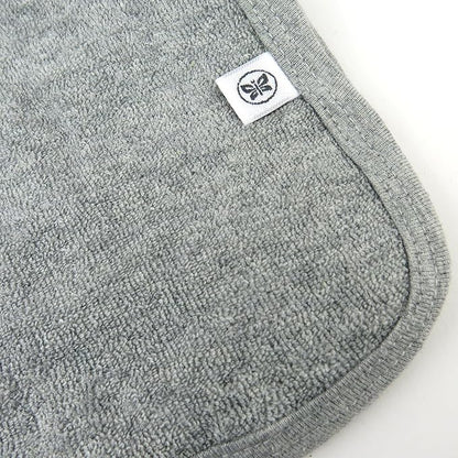 HonestBaby Unisex Baby Organic Cotton Washcloth Multi-Pack Winter Accessory Set, 5-Pack Heather Gray, One Size