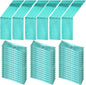 Newwiee 54 Pcs Light Blue Sequin Chair Sashes and Table Runners, 48 Sequin Chair Bows, 6 Glitter Table Runners for Birthday Party Wedding Banquet Holiday Decorations
